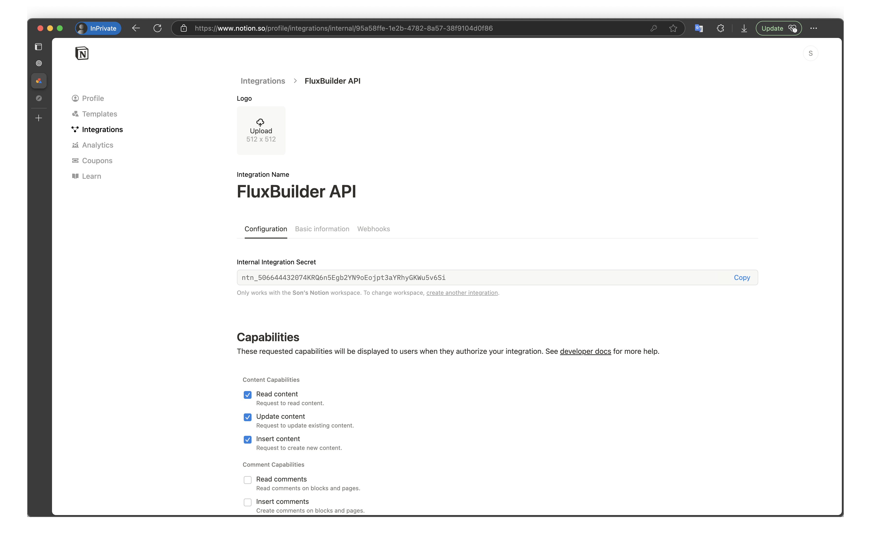 Notion API Settings Document FluxBuilder An Ultimate Approach For 